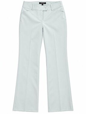 Karen Kane Pale Blue High-Rise Flare Trousers